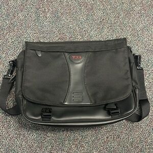 TUMI Black Messenger Bag